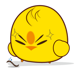 Blood sugar chicken  happy day. sticker #7835638