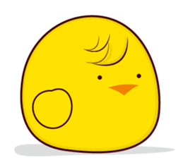 Blood sugar chicken  happy day. sticker #7835644