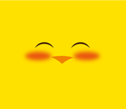 Blood sugar chicken  happy day. sticker #7835646