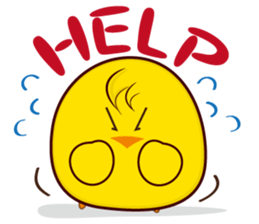 Blood sugar chicken  happy day. sticker #7835647