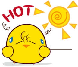 Blood sugar chicken  happy day. sticker #7835648