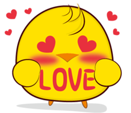 Blood sugar chicken  happy day. sticker #7835650