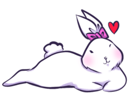Whit Rabbit sticker #7835852