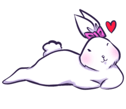 Whit Rabbit sticker #7835852
