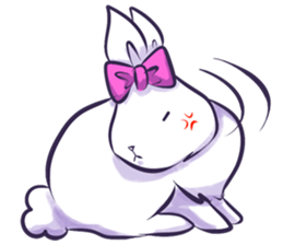 Whit Rabbit sticker #7835858