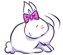 Whit Rabbit sticker #7835858