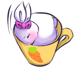 Whit Rabbit sticker #7835863