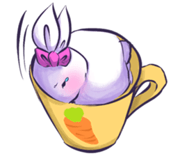 Whit Rabbit sticker #7835863