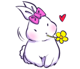 Whit Rabbit sticker #7835865