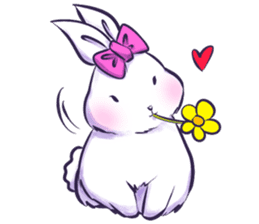 Whit Rabbit sticker #7835865