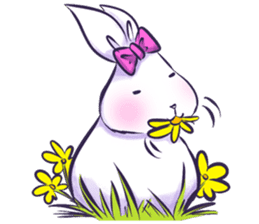 Whit Rabbit sticker #7835870