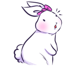 Whit Rabbit sticker #7835872