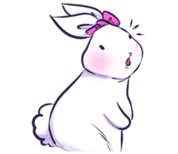 Whit Rabbit sticker #7835872