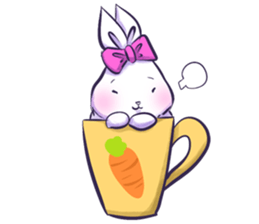 Whit Rabbit sticker #7835873