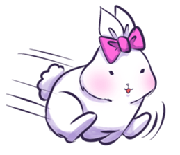 Whit Rabbit sticker #7835874