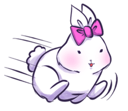Whit Rabbit sticker #7835874