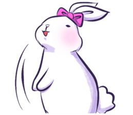 Whit Rabbit sticker #7835885