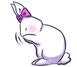 Whit Rabbit sticker #7835887