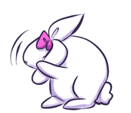Whit Rabbit sticker #7835888