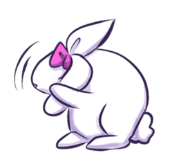Whit Rabbit sticker #7835888