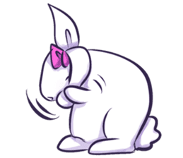 Whit Rabbit sticker #7835890