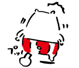 White bear " Sirokuma san" Sticker sticker #7835918