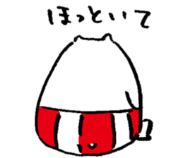 White bear " Sirokuma san" Sticker sticker #7835929