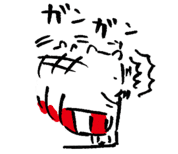 White bear " Sirokuma san" Sticker sticker #7835931