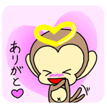 Angel of monkey sticker #7836893