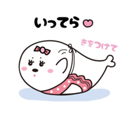 earless seals sticker sticker #7837615