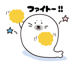 earless seals sticker sticker #7837617