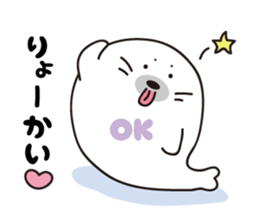 earless seals sticker sticker #7837619