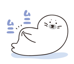 earless seals sticker sticker #7837630