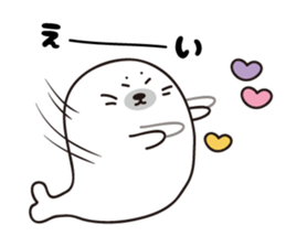 earless seals sticker sticker #7837637