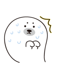 earless seals sticker sticker #7837640