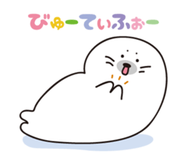 earless seals sticker sticker #7837644