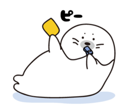 earless seals sticker sticker #7837646