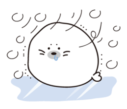 earless seals sticker sticker #7837650