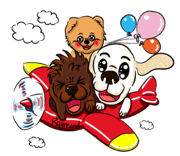 Three shining babies sticker #7837709