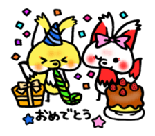 Mushroom fox sticker #7837811