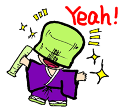 Komuso boy sticker #7837892