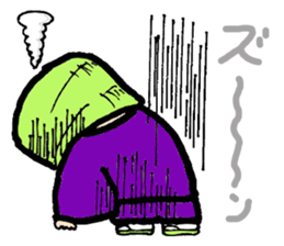 Komuso boy sticker #7837897