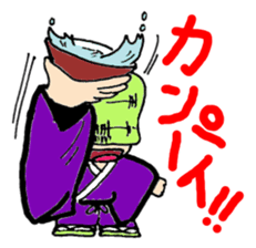 Komuso boy sticker #7837914