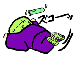 Komuso boy sticker #7837931