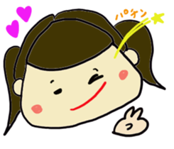 A cut girl sticker #7837972