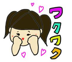 A cut girl sticker #7837977