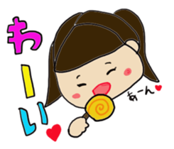 A cut girl sticker #7837981