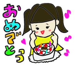 A cut girl sticker #7838004