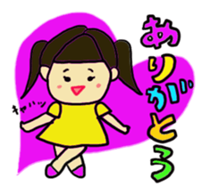 A cut girl sticker #7838010