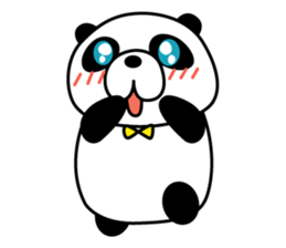 bear and a panda. sticker #7839295